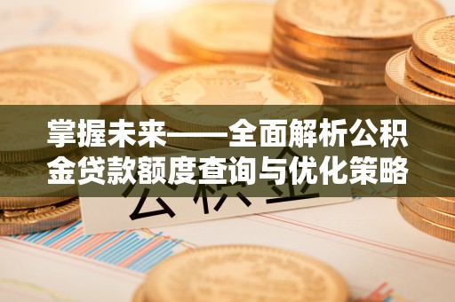 广灵掌握未来——全面解析公积金贷款额度查询与优化策略