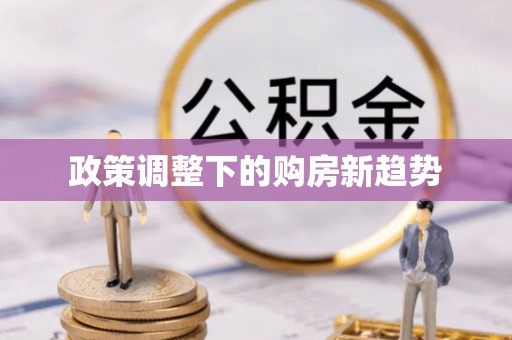 广灵政策调整下的购房新趋势
