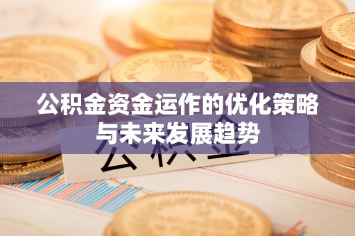 广灵公积金资金运作的优化策略与未来发展趋势